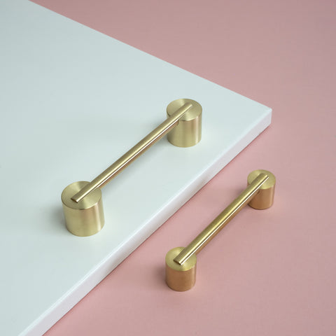 Myford solid brass handles small and large by swarf hardware